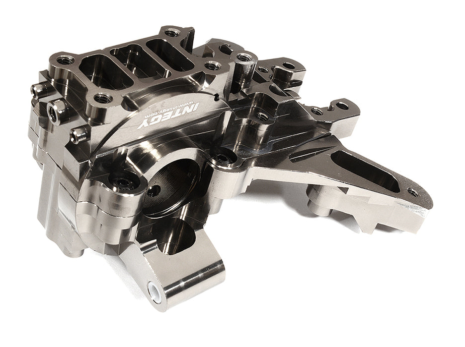 Front Bulkhead for Traxxas 1/10 Maxx 4S - Billet Machined, Grey