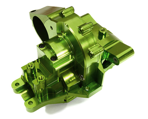 Green Billet Machined Rear Bulkhead & Gear Covers for Traxxas 1/10 Maxx 4S