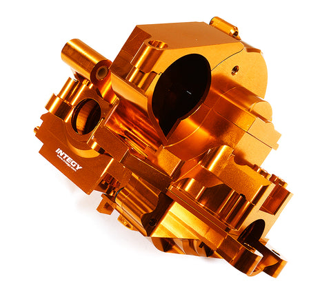 Orange Billet Machined Rear Bulkhead & Gear Covers for Traxxas 1/10 Maxx 4S