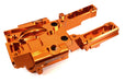 Orange Billet Machined Front Bulkhead Upgrade for Traxxas 1/10 Scale E-Revo 2.0