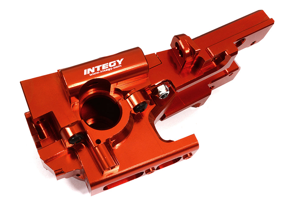 Red Billet Machined Front Bulkhead for Traxxas 1/10 Scale E-Revo 2.0 5330