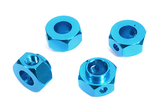 12mm Hex Wheel (4) Hub Alloy 8mm Thick for Traxxas TRX-4 Scale & Trail Crawler