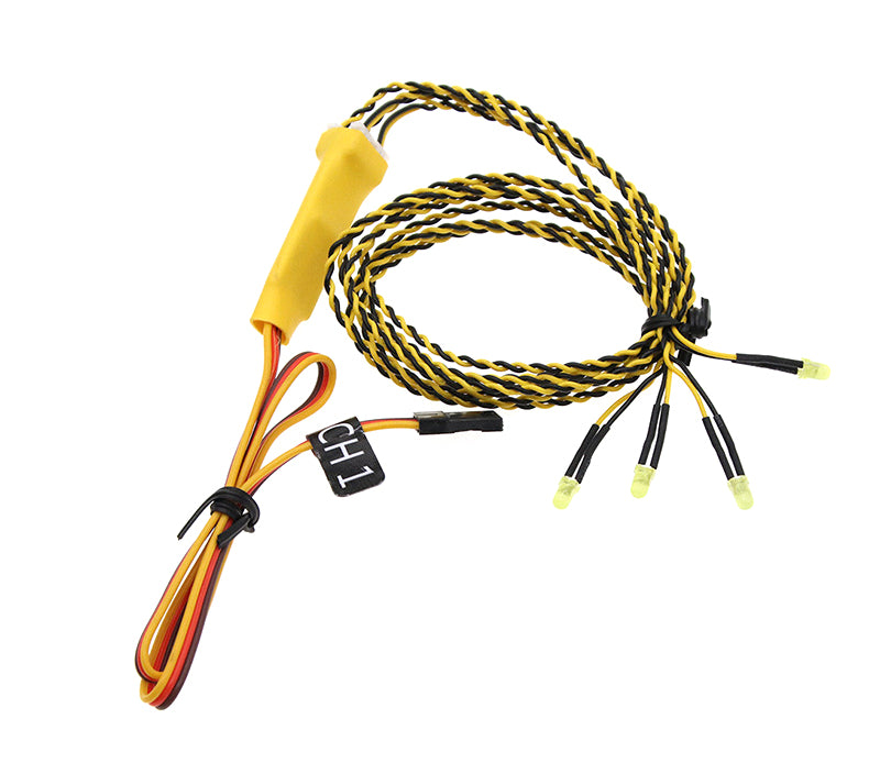LED Light Kit Turn Signal(4)for 1/10 Scale Crawler, Off-Road, On-Road TC & Drift