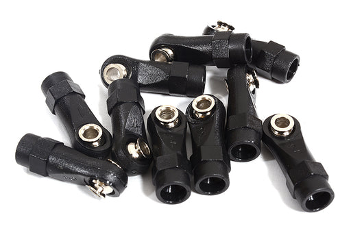 M4 Size Straight 24mm Length Ball Ends Type Tie Rod Ends, w/ 3mm Ball Links