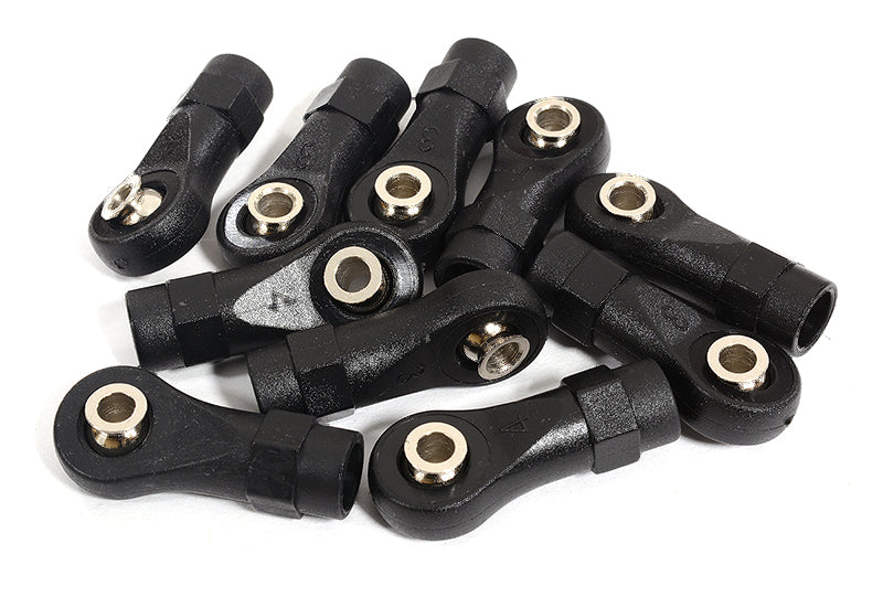 M4 Size Straight 25mm Length Ball Ends Type Tie Rod Ends, w/ 3mm Ball Links