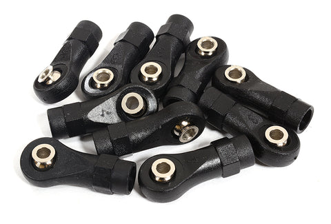 M4 Size Straight 25mm Length Ball Ends Type Tie Rod Ends, w/ 3mm Ball Links
