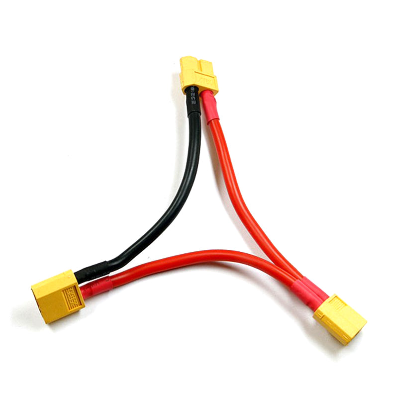 XT60 Series 2-Battery Connector Adapter Wire Harness