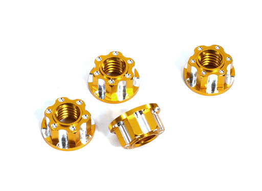 Realistic Billet Machined M4 Size Wheel Nuts for 1/10 Scale RC