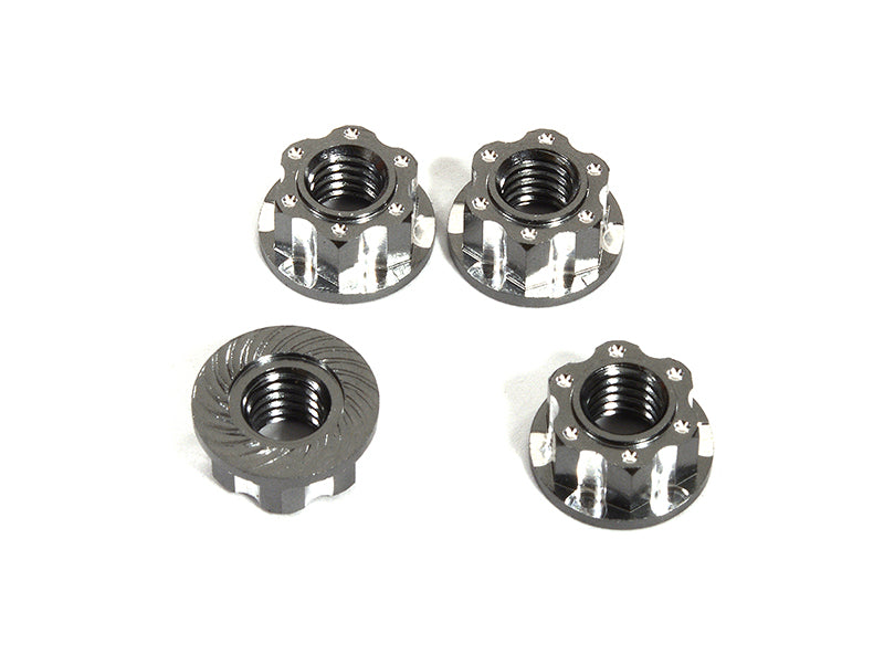 Realistic Billet Machined M4 Size Wheel Nuts for 1/10 Scale RC