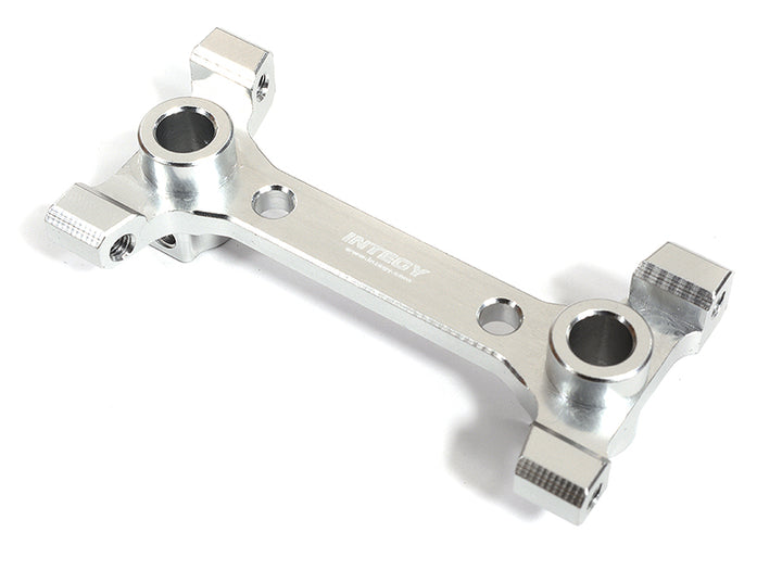 Billet Machined Silver Rear Shock Tower Brace for Axial 1/10 Scale SCX10 III
