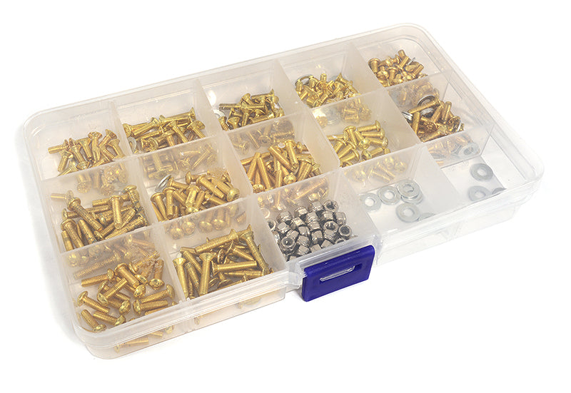 RC Model Gold Color M3 Metric Size Screw & Hardware Maintenance Kit