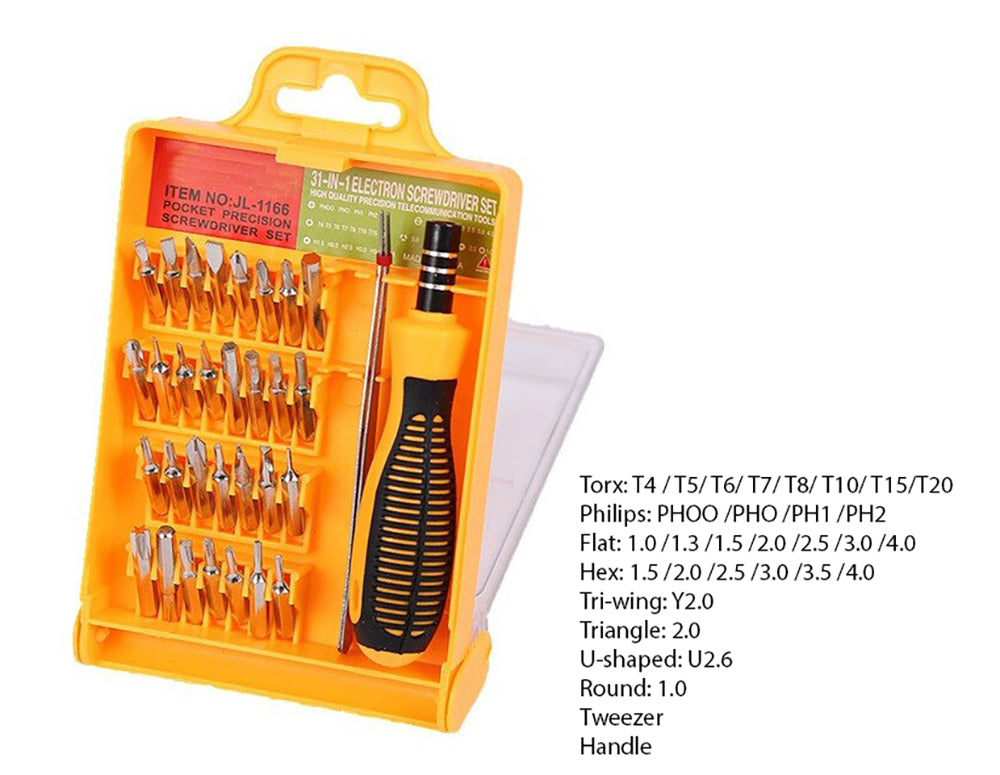 32 in 1 Precision Screwdriver Tool Set for Electronics Repair