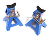 Realistic Model 6 Ton Jack Stands (2) for 1/10, 1/8 Scale & Rock Crawler