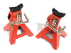 Realistic Model 6 Ton Jack Stands (2) for 1/10, 1/8 Scale & Rock Crawler