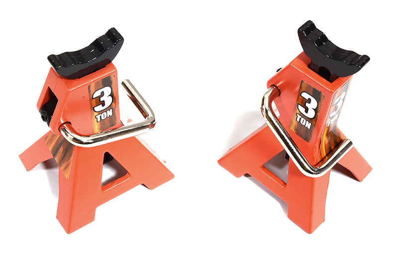 Realistic Model 3 Ton Jack Stands (2) for 1/10, 1/8 Scale & Rock Crawler