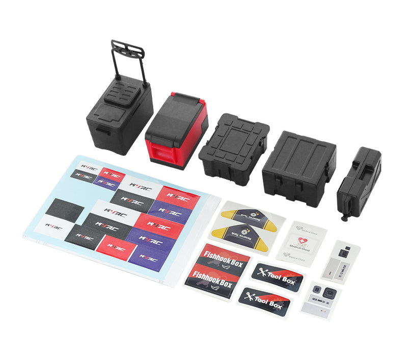 Realistic Model 1/10 Scale Accessories Set for Off-Road Crawler