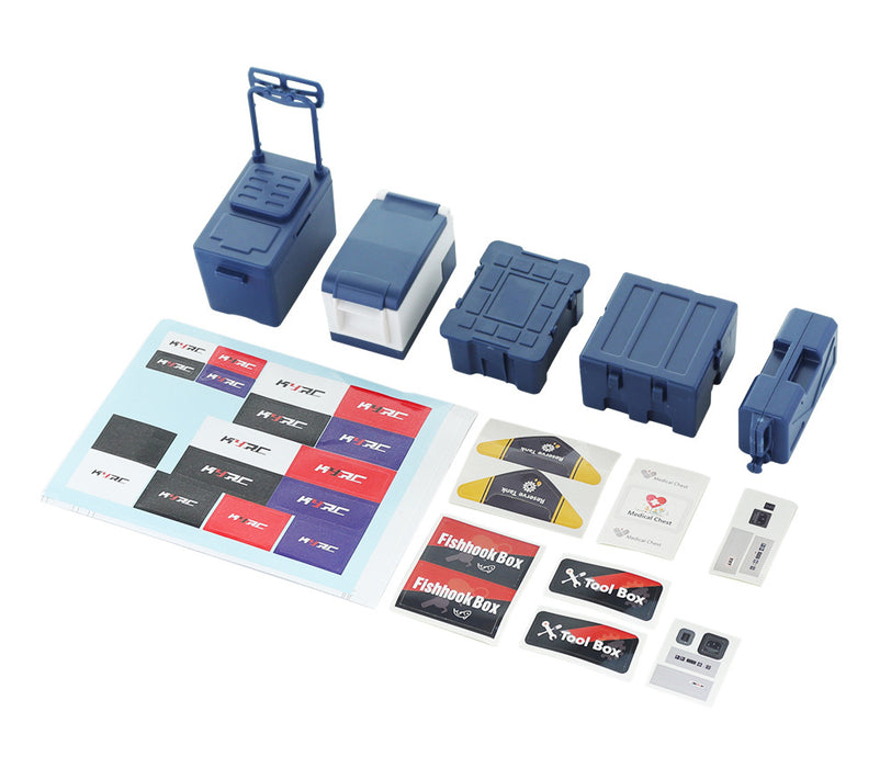 Realistic Model 1/10 Scale Accessories Set for Off-Road Crawler