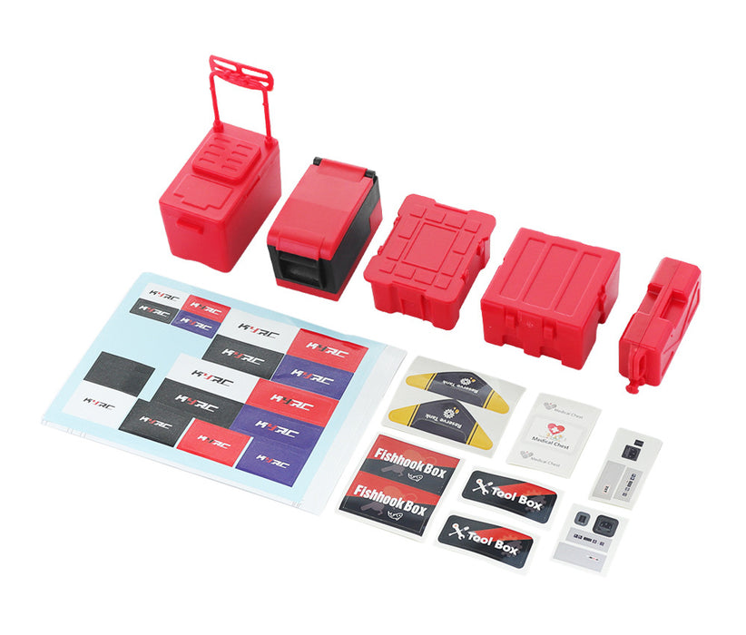 Realistic Model 1/10 Scale Accessories Set for Off-Road Crawler