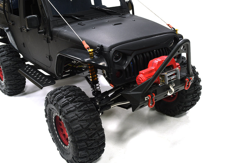 Realistic 1/10 Custom Scale Black Crawler JW10-S+Cage 2.4GHz Radio Control RTR