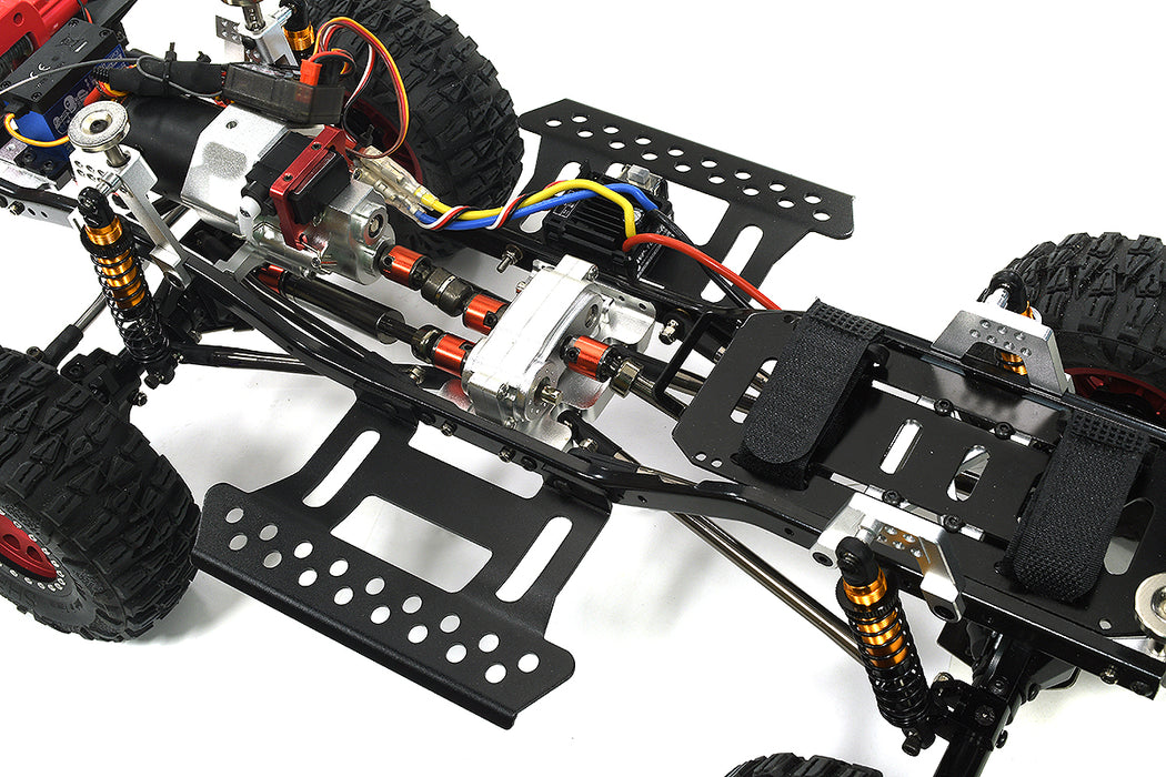 Realistic 1/10 Custom Scale Black Crawler JW10-S+Cage 2.4GHz Radio Control RTR