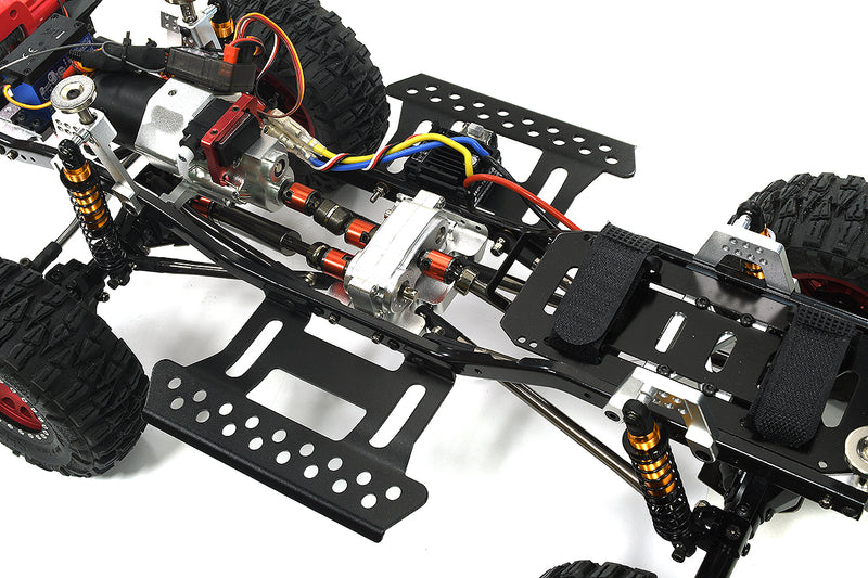 Realistic 1/10 Custom Scale Black Crawler JW10-S+Cage 2.4GHz Radio Control RTR | Trail Racer 4WD Scale ARTR