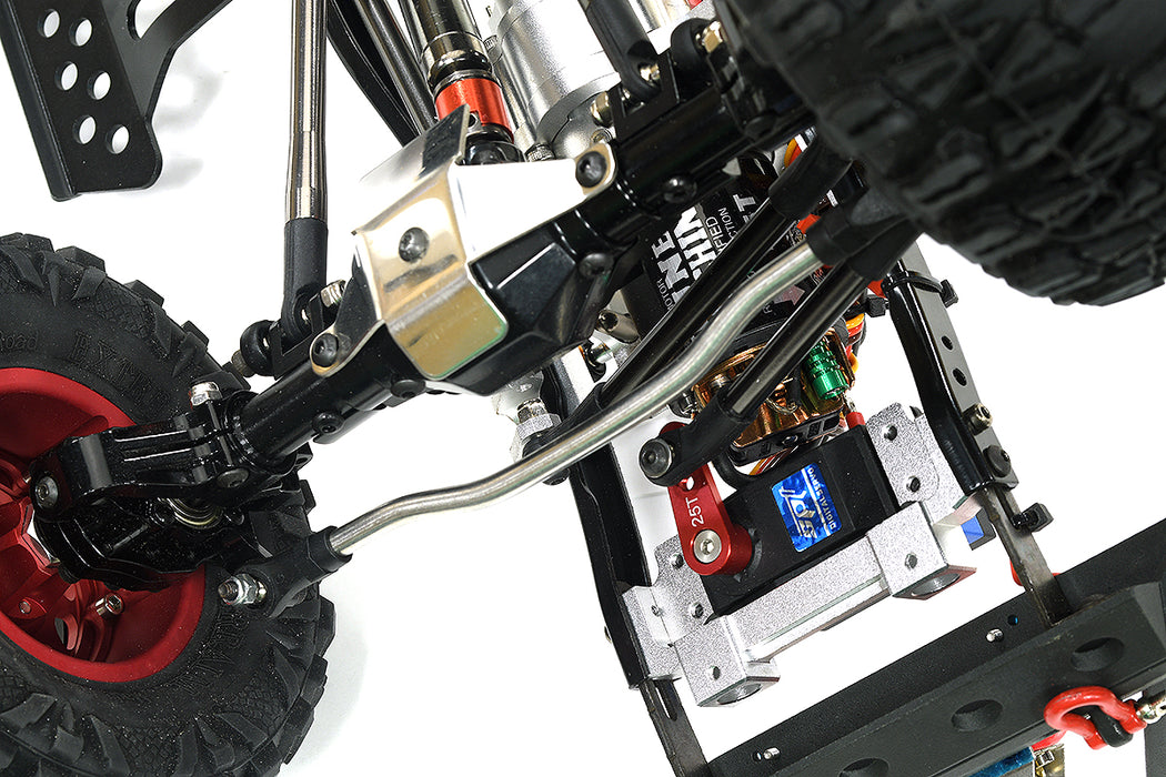 Realistic 1/10 Custom Scale Black Crawler JW10-S+Cage 2.4GHz Radio Control RTR