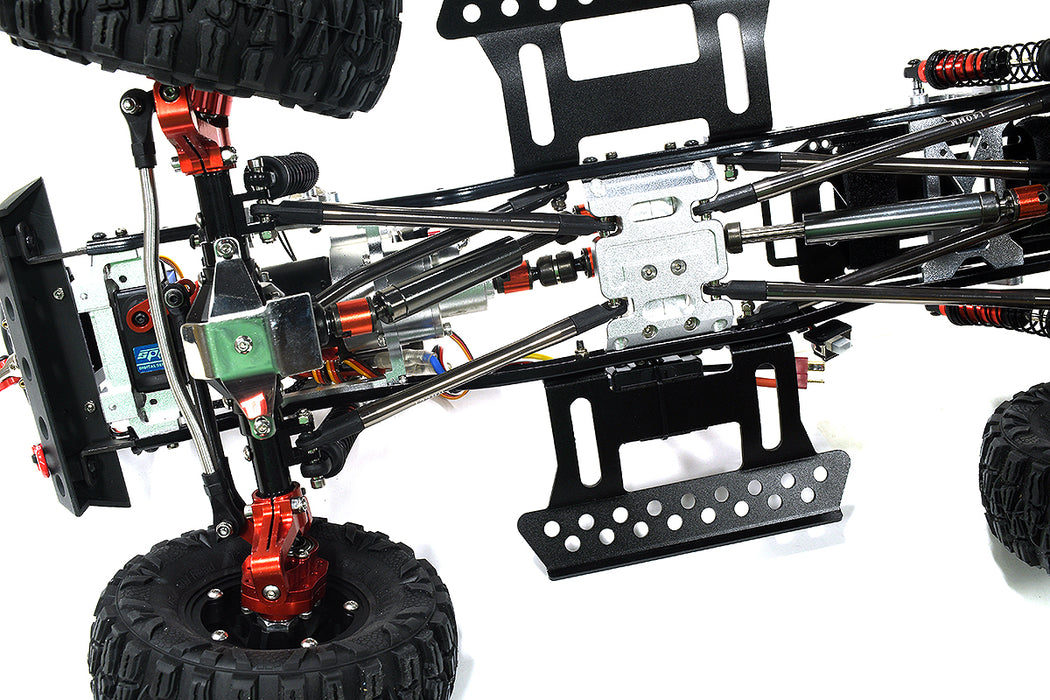 Realistic 1/10 Custom Scale Blue Crawler JW10-S+Cage 2.4GHz Radio Control RTR