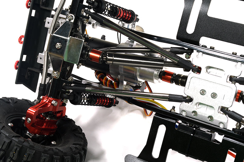 Realistic 1/10 Custom Scale Blue Crawler JW10-S+Cage 2.4GHz Radio Control RTR | Trail Racer 4WD Scale ARTR