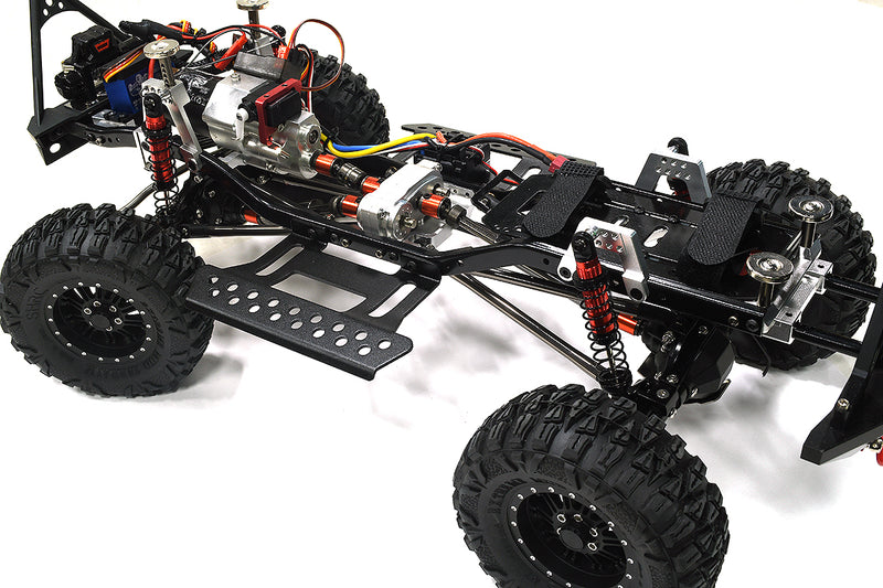 Realistic 1/10 Custom Scale Blue Crawler JW10-S+Cage 2.4GHz Radio Control RTR | Trail Racer 4WD Scale ARTR