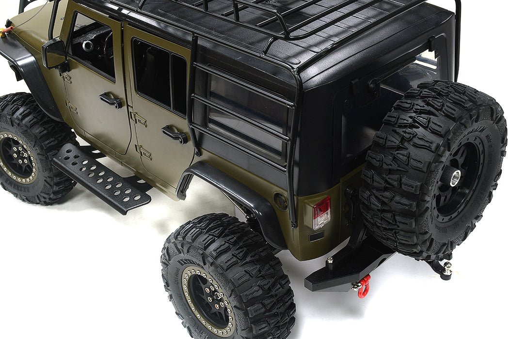 Realistic 1/10 Custom Scale Green Crawler JW10-S+Cage 2.4GHz Radio Control RTR