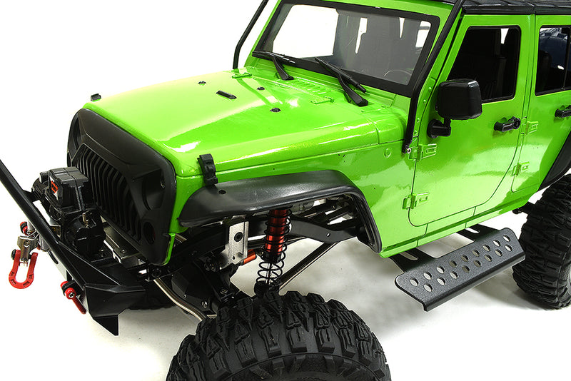 Realistic 1/10 Custom Scale Green Crawler JW10-S+Cage 2.4GHz Radio Control RTR | Trail Racer 4WD Scale ARTR