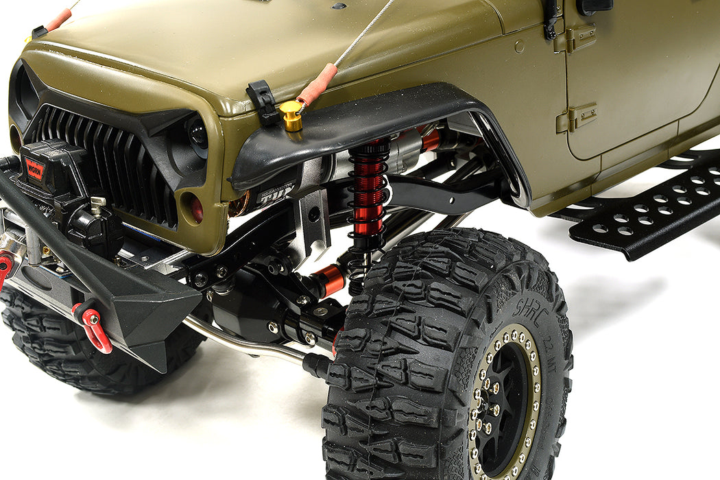 Realistic 1/10 Custom Scale Green Crawler JW10-S+Cage 2.4GHz Radio Control RTR