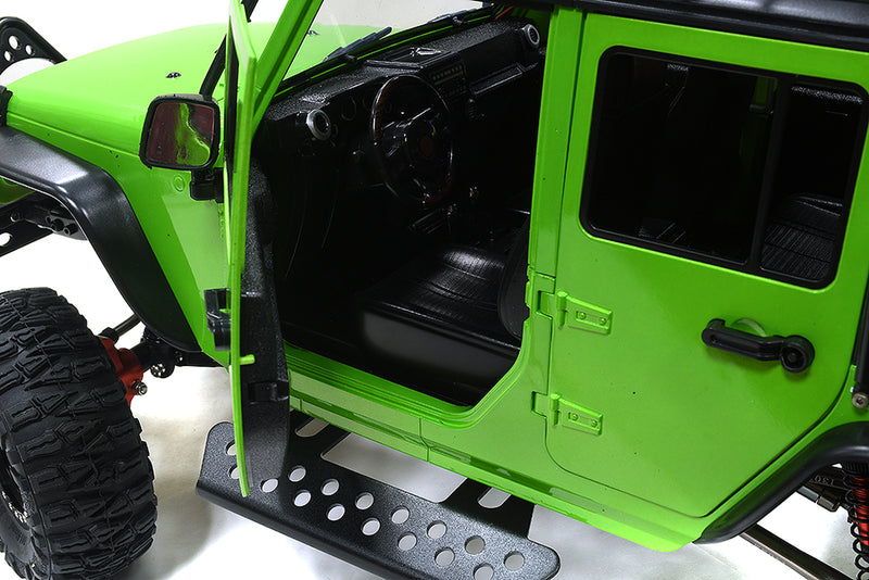 Realistic 1/10 Custom Scale Green Crawler JW10-S+Cage 2.4GHz Radio Control RTR | Trail Racer 4WD Scale ARTR
