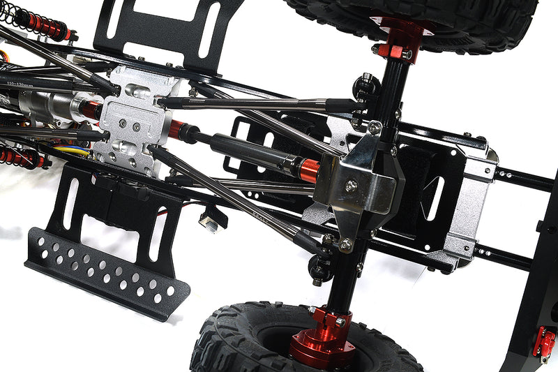 Realistic 1/10 Scale Custom Crawler RC Truck with Cage, 2.4GHz RTR | Trail Racer 4WD Scale ARTR
