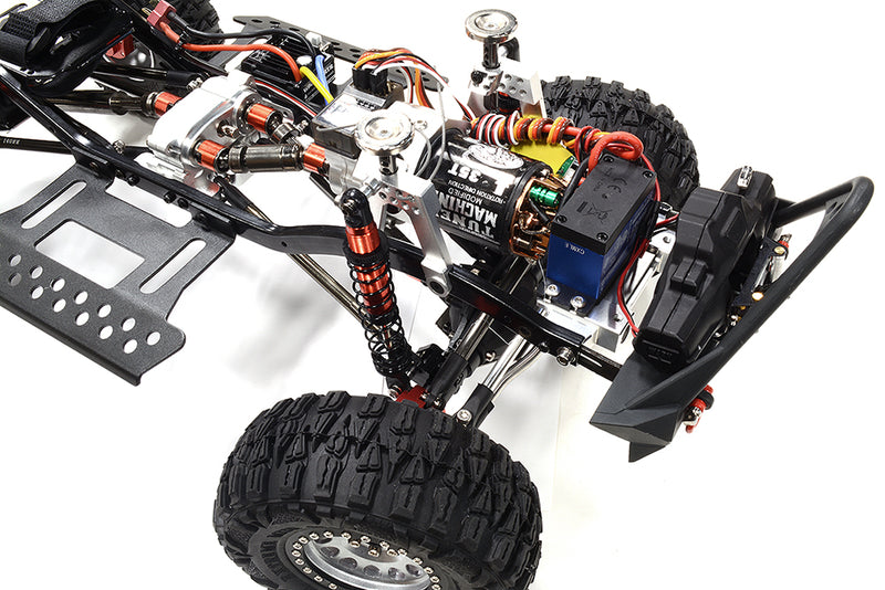 Realistic Silver 1/10 Custom Scale Crawler JW10-S+Cage 2.4GHz Radio Control RTR