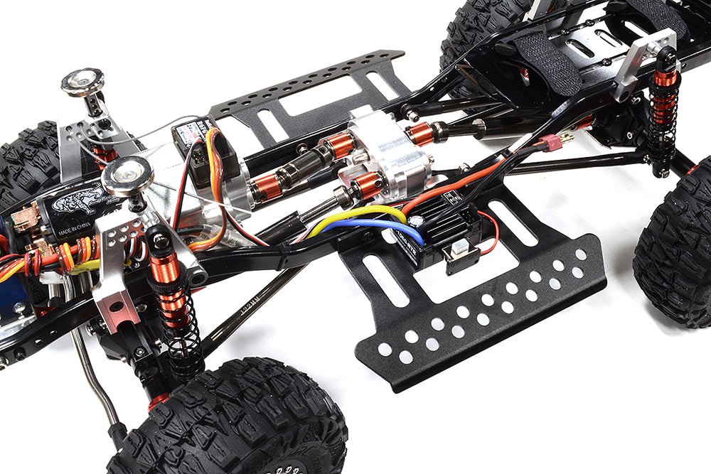Realistic Silver 1/10 Custom Scale Crawler JW10-S+Cage 2.4GHz Radio Control RTR