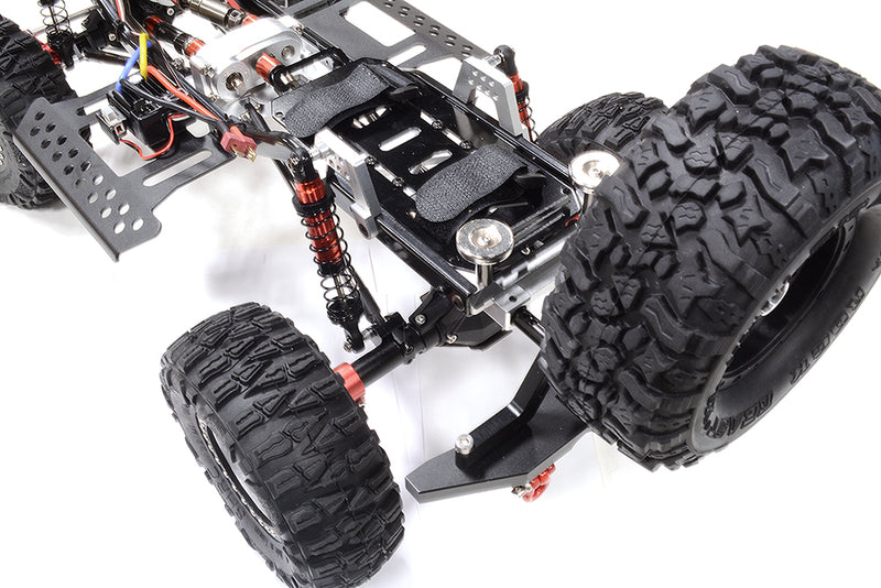 Realistic Silver 1/10 Custom Scale Crawler JW10-S+Cage 2.4GHz Radio Control RTR | Trail Racer 4WD Scale ARTR