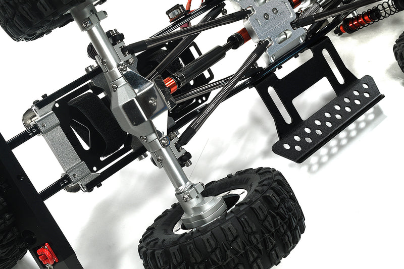 Realistic 1/10 Scale White Off-Road RC Crawler Truck 2.4GHz RTR Model