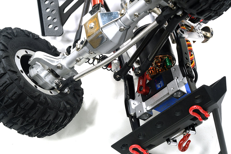Realistic 1/10 Scale White Off-Road RC Crawler Truck 2.4GHz RTR Model | Trail Racer 4WD Scale ARTR