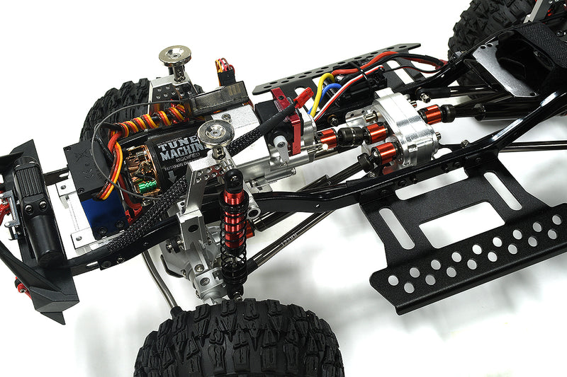 Realistic 1/10 Scale White Off-Road RC Crawler Truck 2.4GHz RTR Model