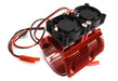 Motor Heatsink+Twin Cooling Fan for Traxxas Summit & E-Revo (Motor: 41-43mm OD)
