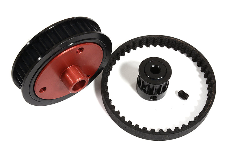 Belt Drive Conversion for Axial 1/10 SCX-10, SCX10 II & SCX10 III