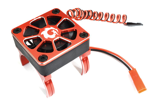 Alloy Motor Mount + 40x40mm Cooling Fan for 1/10 Scale (Motor: 36mm O.D.)