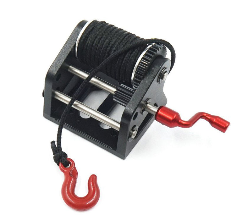 Realistic Hand Wound Winch for 1/10 Scale Rock Crawler