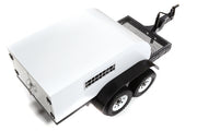 Realistic 1/10 Size Enclosed Trailer 505x245x160mm for Scale Crawler Truck