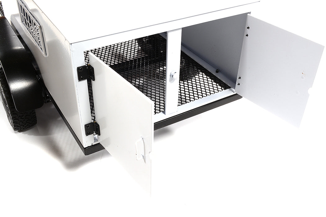 Realistic 1/10 Size Enclosed Trailer 505x245x160mm for Scale Crawler Truck