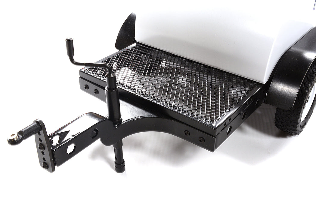 Realistic 1/10 Size Enclosed Trailer 505x245x160mm for Scale Crawler Truck