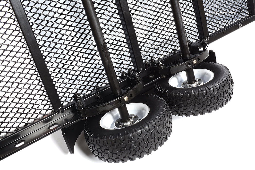 Realistic 1/10 Size Enclosed Trailer 505x245x160mm for Scale Crawler Truck