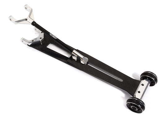 Machined Alloy & Composite Wheelie Bar for Associated DR10 Drag Race Car RTR