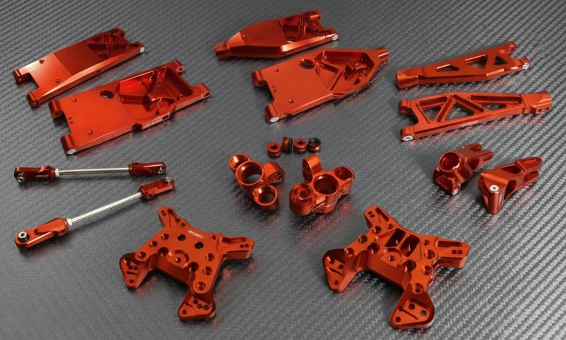 Billet Machined Alloy Suspension Kit for 1/5 Kraton 4X4 8S BLX Speed Monster